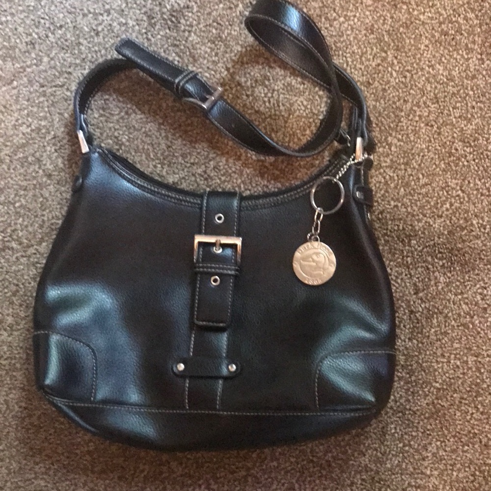 Black DUCK HEAD Buckle Shoulder Bag